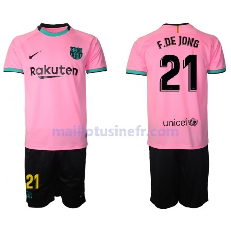 Maillot de Foot FC Barcelone Frenkie de Jong 21 Troisième 2020-21 - Enfant